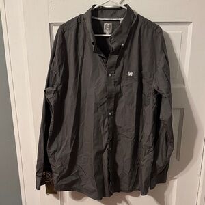 Cinch Charcoal Button-Up Shirt